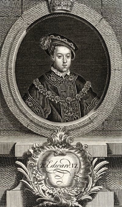 Edward VI. (1537-53) König von England und Irland, aus 